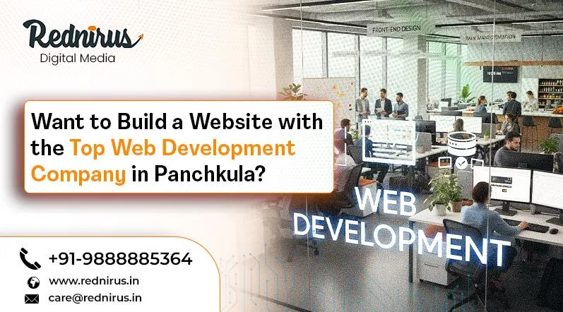 A modern website being developed by professionals in Panchkula