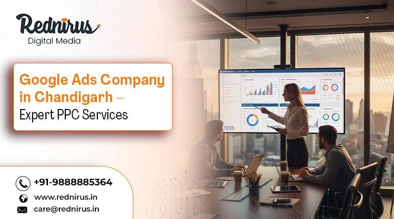 A creative team strategizing Google Ads campaigns in Chandigarh.