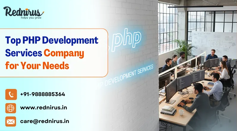 A team of developers working on PHP web development solutions