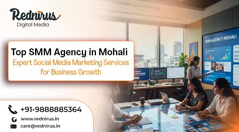 A team of social media marketing professionals strategizing growth